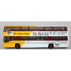 Piętrowy berliński autobus - Wiking H0