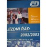 Rozkład jazdy kolei czeskich CD 2002/2003